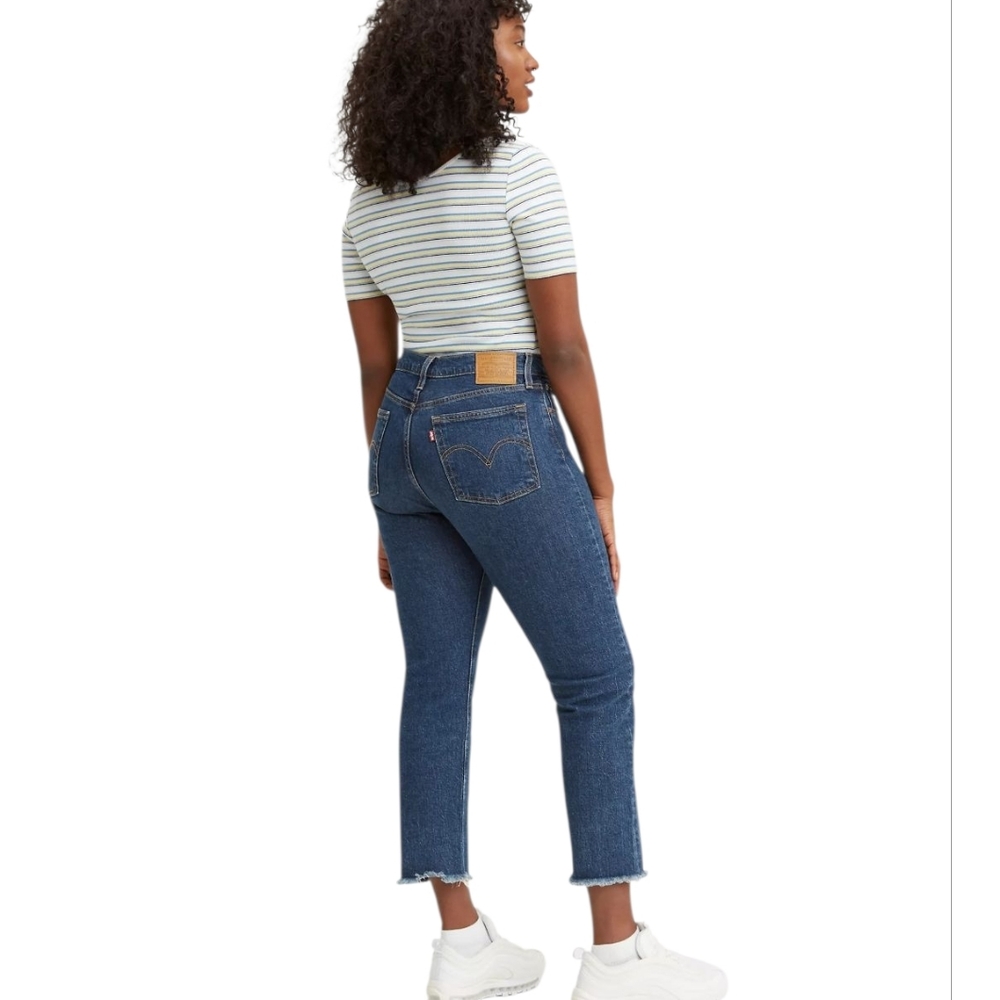 Levi's Wedgie Straight Ankle Jeans